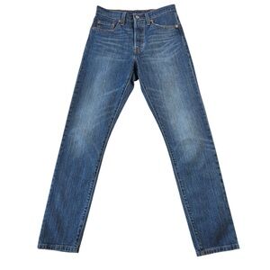 ✅ Levi's premium denim Classic high rise slim 501 style jeans